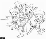 Lyoko Code Coloring Warriors sketch template