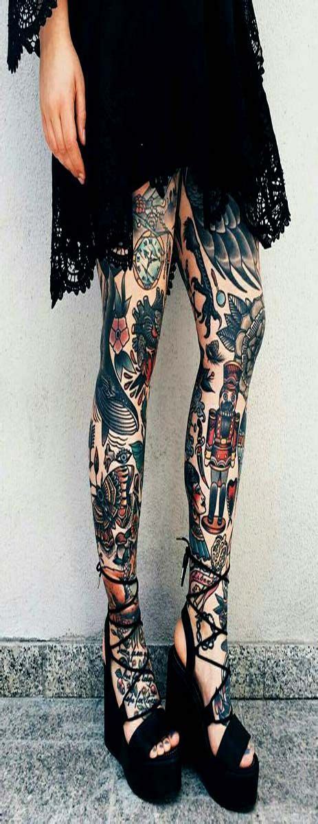 leg sleeve tattoo designs  women  man  leg