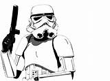Stormtrooper Trooper Sturmtruppen Starwars Clipartmag sketch template
