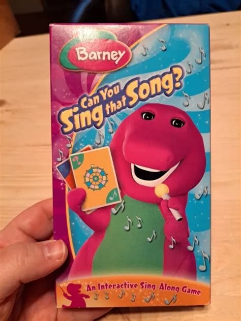 Barney Can You Sing That Song Vhs Tape 2005 Hit Entertainment Purple