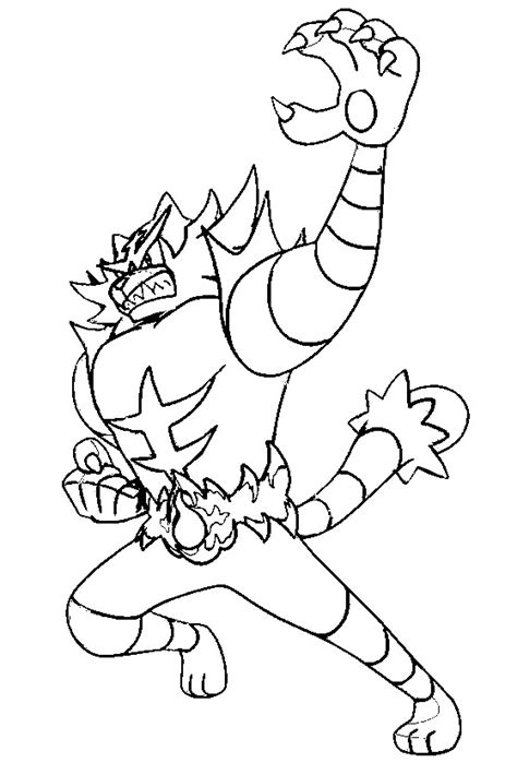kleurplaten pokemon incineroar kleurplaten pokemon