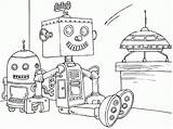 Coloring Pages Robot Chicken Az Printables Cartoons sketch template