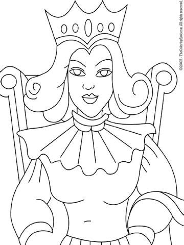 queen audio stories  kids  coloring pages colouring printables