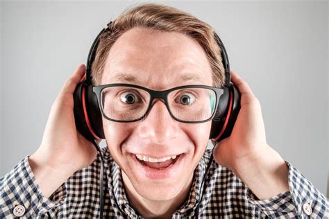 man listening   stock photo image  background