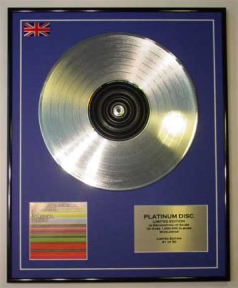 Stereophonics Ltd Edition Cd Platinum Disc Record Language Sex Violence