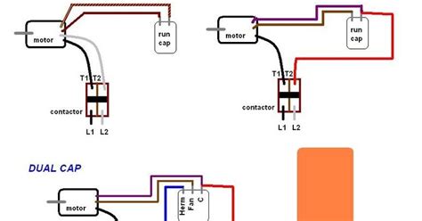 single phase motor wiring diagram  capacitor start capacitor run wiring diagram