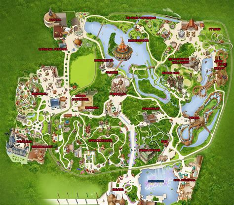 efteling map en plattegrond voor beginners arden house theme park