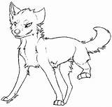 Lineart Canine Malk sketch template