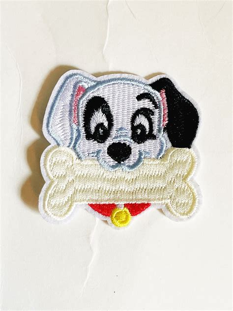 dalmatian patch  dalmatian character patches iron   sew etsyde