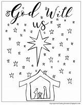 Coloring Pages Christmas God Night Choose Board Sheets Holy sketch template