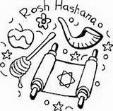Rosh Hashanah Familyholiday sketch template
