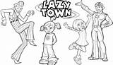 Lazytown sketch template
