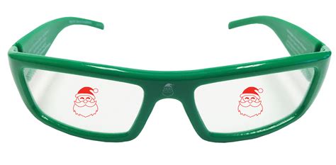 plastic holiday specs  christmas glasses santa christmas glasses holographic