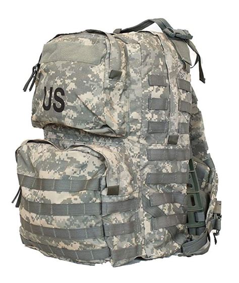 fully loaded  army military tactical molle ii camo camouflage acu medium rucksack bag sack