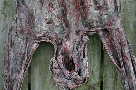 Human Pelt Halloween Decor Skinned Alive By Severedminds On Etsy