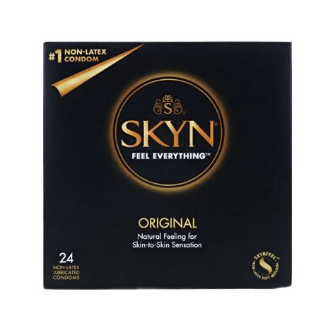skyn original lubricated non latex condoms 24 count