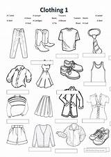 English Label Clothing Colour Clothes Worksheet Worksheets British Kids Vocabulary Esl Learn Exercises Visit Choose Board sketch template