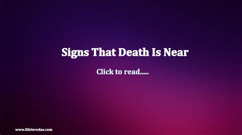dying  signs death    shivpuran lifeinvedas