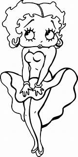 Betty Boop Birijus Wecoloringpage sketch template
