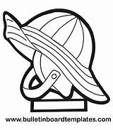 Rain Hat Clipart Hats Clipground Coloring sketch template