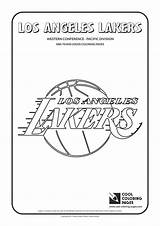 Nba Coloring Pages Lakers Logos Teams Los Angeles Basketball Cool La Clubs Logo Colouring Dibujos Kids Clippers Jersey Odwiedź Print sketch template