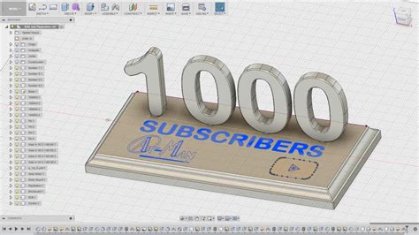 1000 Subscribers Play Button The Cad Youtube