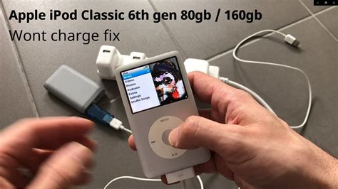 apple ipod classic wont charge fix youtube