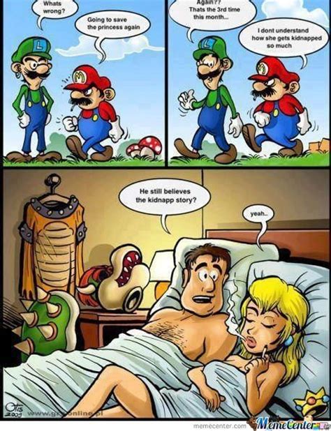 The Truth Behind Bowser And Peach By Xandmine Meme Center