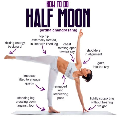 crescent moon yoga pose