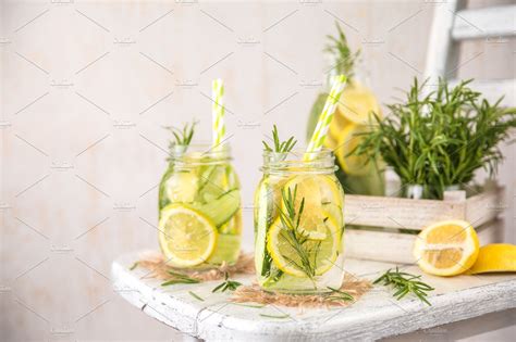 Infused Detox Water High Quality Food Images ~ Creative Market