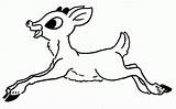 Rudolph Reindeer Nosed Rudolf Wilma Sheets sketch template