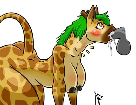 Rule 34 Anthro Ass Balls Blush Breasts Cum Female Furry Giraffe Hair