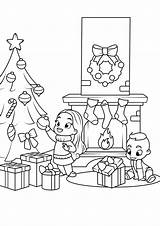 Jul Fargelegge Christmas Coloring Bilde Kids Målarbild Fira Celebrate Fargelegging Bild Coloriage Pages Ut La Bilder Gratis Skriv Stort Ned sketch template