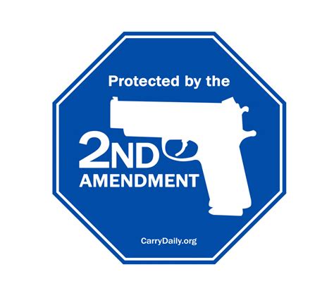protected    amendment security decal carry daily