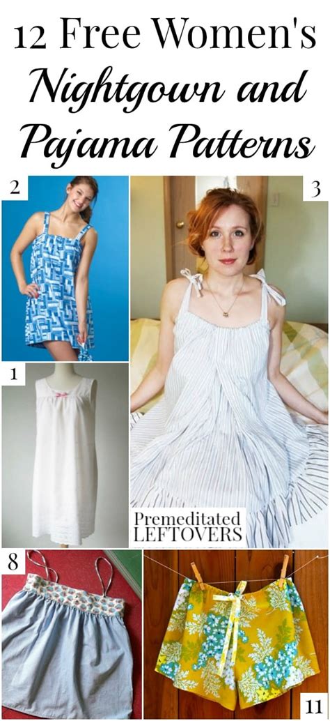 womens nightgown patterns premeditated leftovers