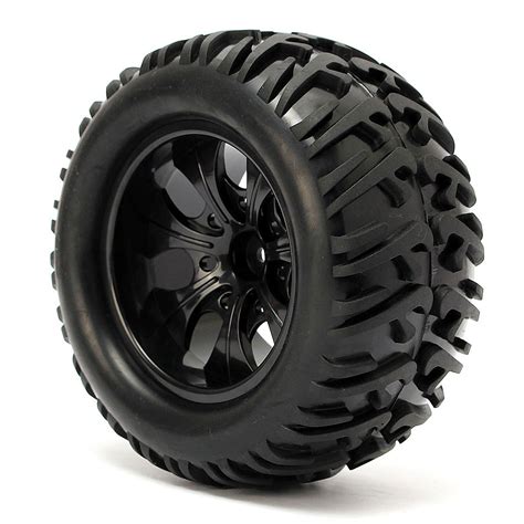 pcs wheel rim tires hsp  monster truck rc car mm hub