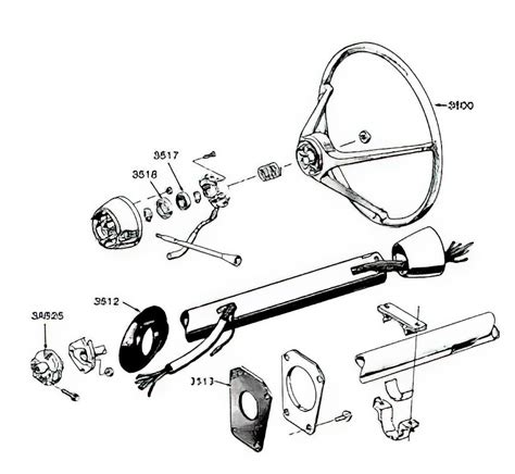 mustang steering column wiring diagram