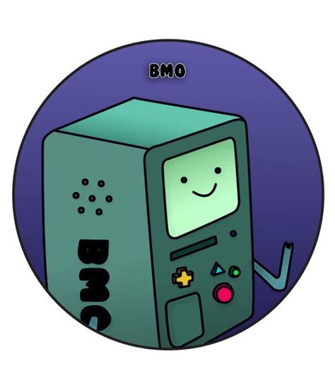 Bmo From Adventure Time On A 2 25 Or 1 5 Pin Back Button