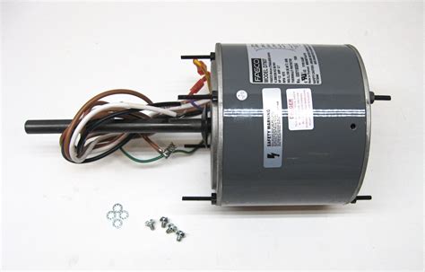 air conditioner condenser fan motor totally enclosed tenv  hp  volts  rpm ball