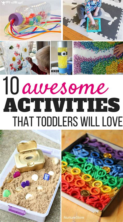sensory activities  toddlers discover  great list  sensory play ideas    fun