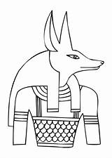 Anubis Gods Egyptian Egipto Anubi Goddesses Egipcio Colorear Egipcios Designlooter Artyfactory sketch template