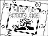 Road Romans Coloring Roman Pages Clipart Sheets Salvation Children Box Rome Ancient Gems Treasure Printable School Colouring Clipground Cliparts Bible sketch template