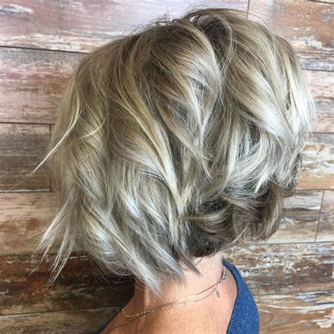 90 Classy And Simple Short Hairstyles For Women Over 50 Messy Bob