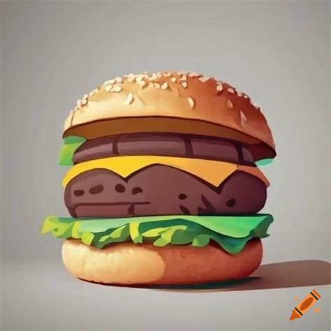 simple hamburger  craiyon