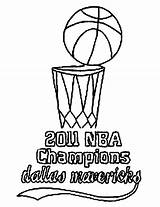 Coloring Mavericks Dallas Nba Champions Pages Printable Kids Color Luna sketch template