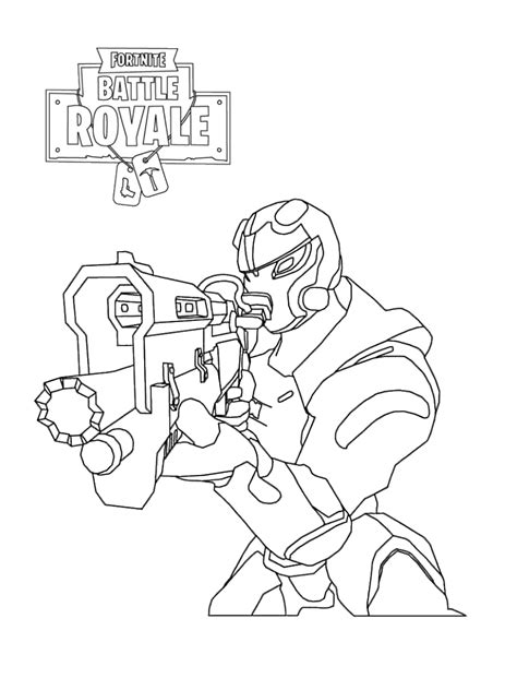 printable fortnite coloring pages