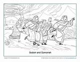 Sodom Gomorrah Abraham Sundayschoolzone Genesis sketch template