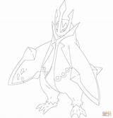 Coloring Empoleon Pages Drawing Popular sketch template