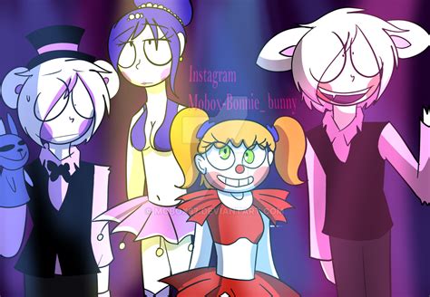 The Insane Crew Sister Location Humanized By Mobox87 On