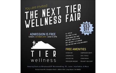 invited    tier wellness fair  long beach ca tier